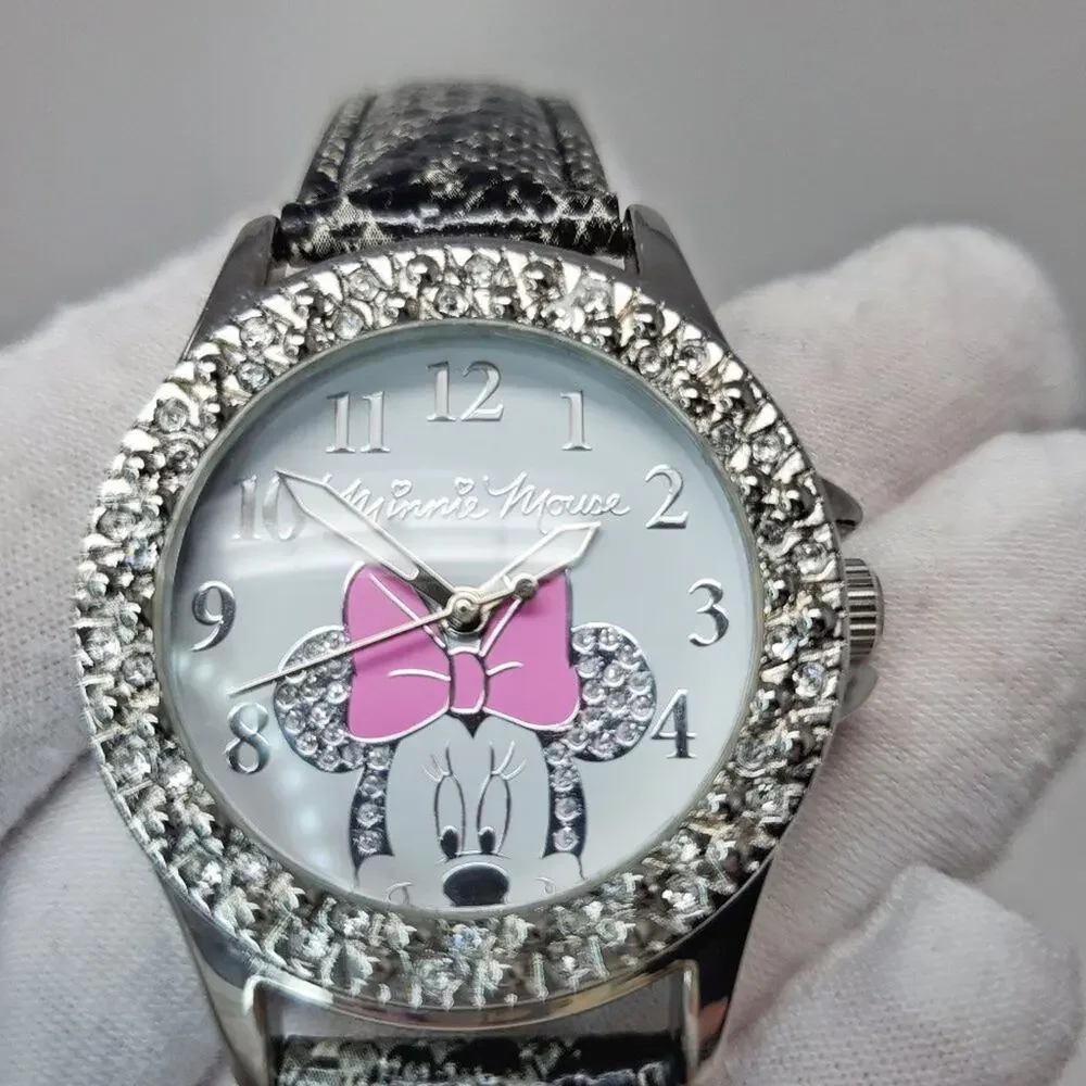 Disney Minnie Mouse Watch with Rhinestones